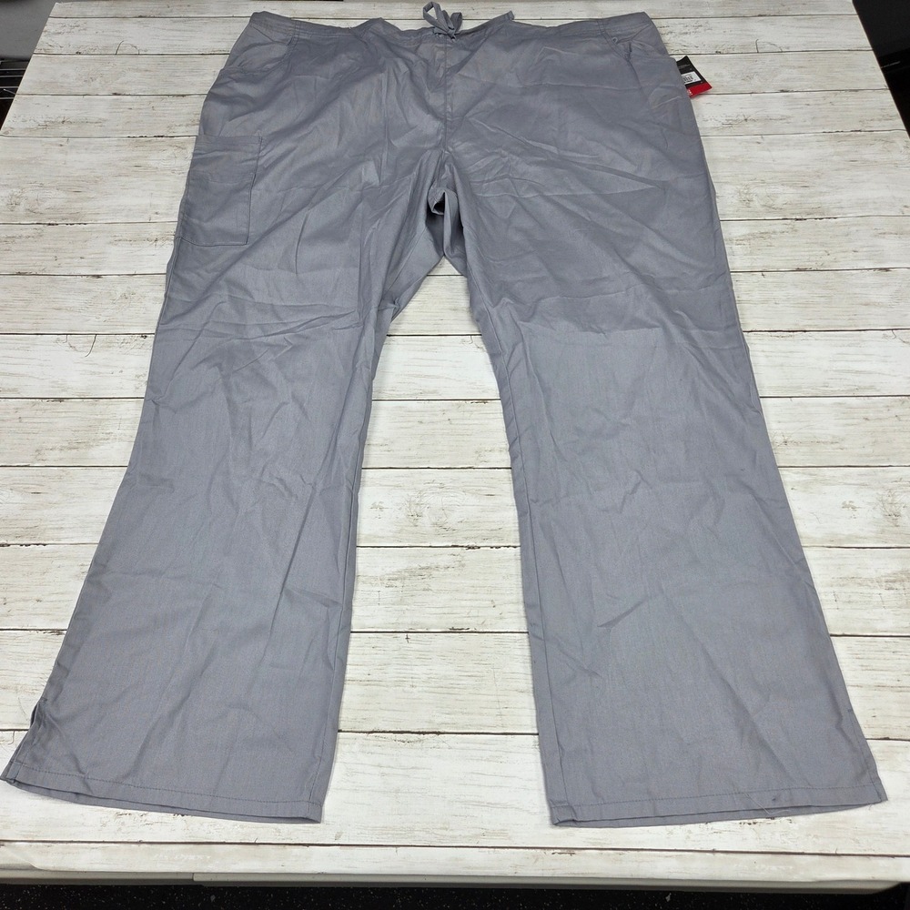 Dickies EDS Signature Scrub Pants 86206 Modern Classic Unisex 3XL Grey Cargo NWT